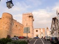 Old Town of Estremoz with Tres Coroas Three Crowns marble towe